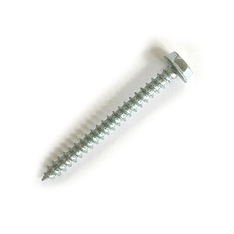 Cross Recessed Flange Hexagon Tapping Screws Zinc Plated